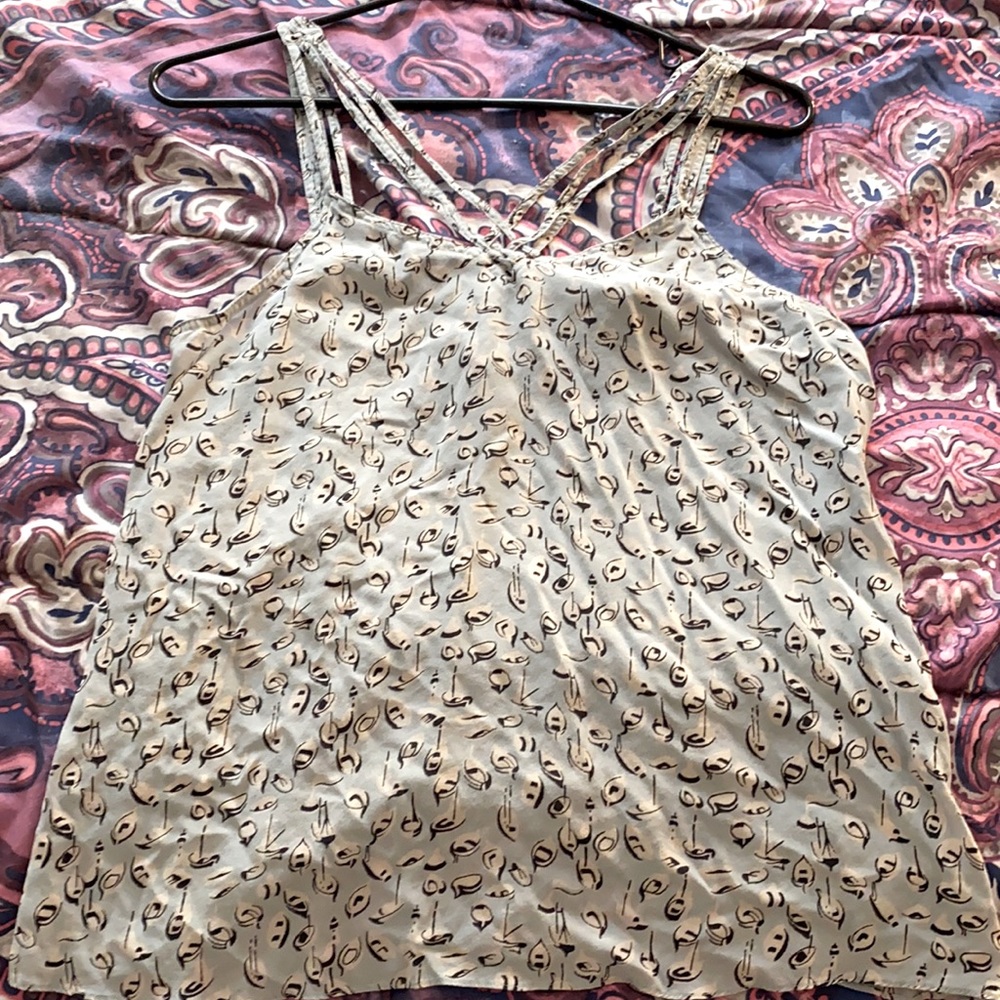 Anthropologie silk tank
